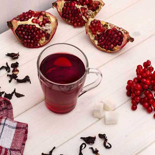 طرز تهیه چای انار خوشرنگ و خوشمزه نوشیدنی شب یلدا ]hd hkhv خاصیت چای انار  چای انار ترکی طرز تهیه دمنوش انار Pomegranate tea