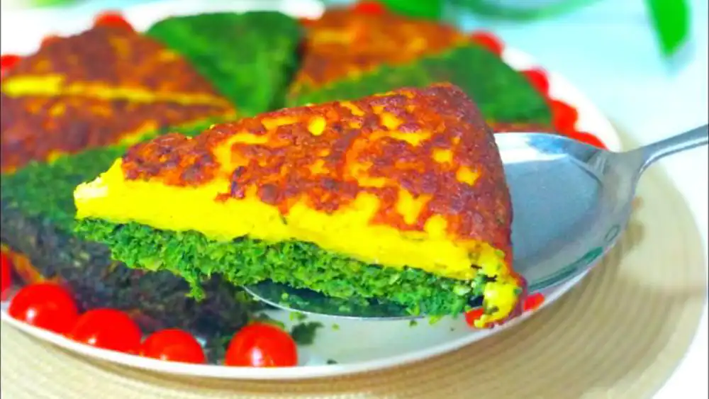 طرز تهیه کوکو دو رنگ