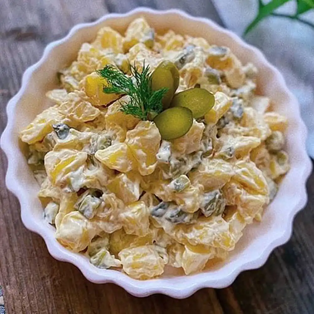 طرز تهیه سالاد سیب زمینی