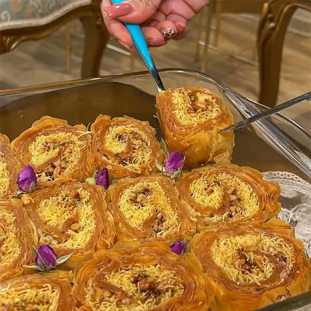 طرز تهیه باقلوا کادایف