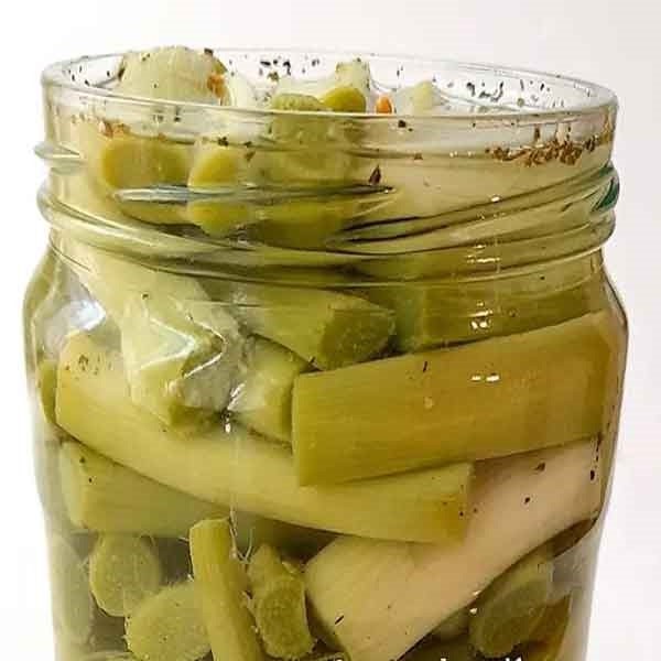 طرز تهیه ترشی ریواس ساده و خوشمزه به روش بازاری  طرز تهیه ترشی ریواس طرز تهیه ترشی مندوک  طرز تهیه ترشی ریواس ساده