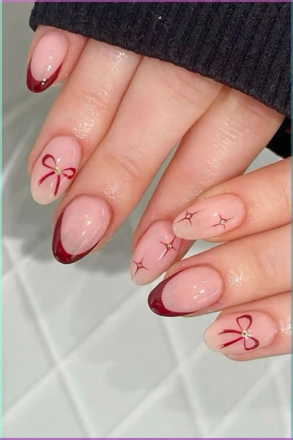 طراحی ناخن پاپیونی