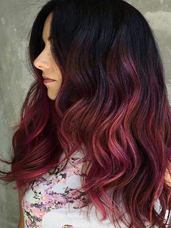 شیک ترین مدل های رنگ موی آمبره با تناژهای زیبا و خاص ombre hair color رنگ موی آمبره دودی رنگ موی آمبره یخی رنگ موی آمبره روشن رنگ موی لاکچری رنگ موی آمبره سامبره رنگ مو آمبره کاراملی آمبره قهوه ای روشن  اموزش رنگ مو امبره دودی Hlfvi