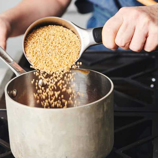 طرز تهیه دمی بلغور گندم با برنج غذای خوشمزه و ساده