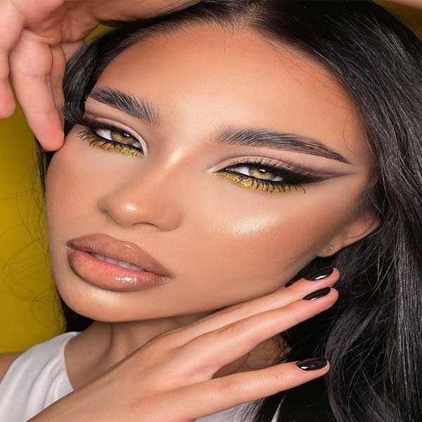 مدل میکاپ صورت جذاب و زیبا که شما را متحیر می کند face makeup میکاپ اروپایی  میکاپ اسموکی  میکاپ صورت دخترانه میکاپ عروس   میکاپ صورت ساده ld;h\