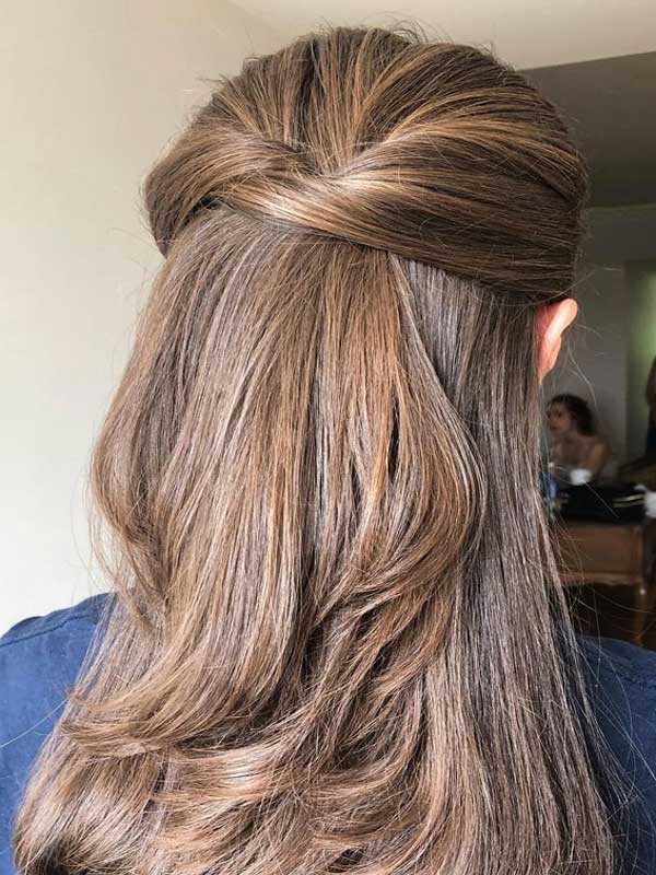 شیک ترین مدل موی باز ساده برای عروسی و مهمانی ها lng l,d fhc Open haircut مدل مو ساده و شیک دخترانه مدل موی نیمه باز مجلسی مدل مو بابلیس باز مدل موی باز صاف دخترانه