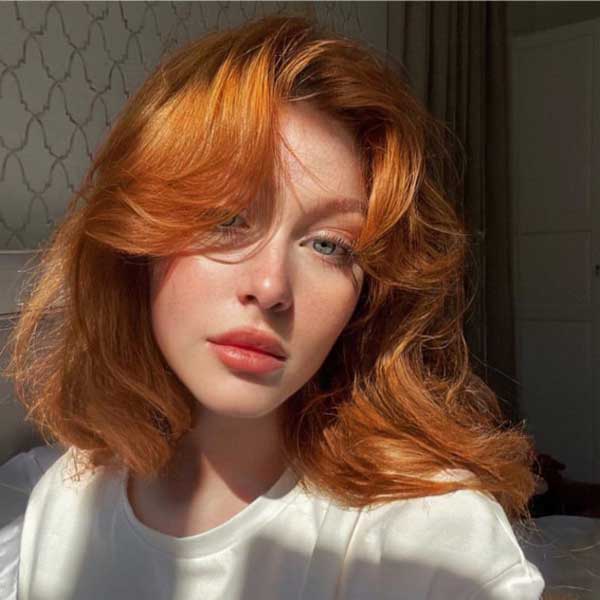 رنگ موی نارنجی مسی + انواع هایلایت ها با تناژ نارنجی رنگ موی نارنجی Orange hair color رنگ موی نارنجی عسلی رنگ مو نارنجی قهوه ای رنگ موی نارنجی بدون دکلره رنگ مو نارنجی پرتقالی رنگ موی نارنجی تیره رنگ موی نارنجی سوخته رنگ مو نارنجی روشن رنگ مو نارنجی مسی