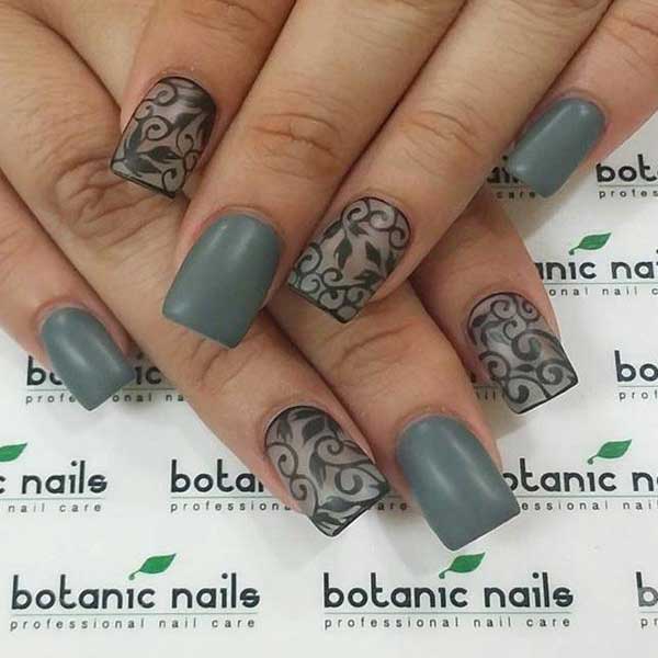 شیک ترین طراحی ناخن با لاک مات + عکس ناخن مات   MATTE NAIL POLISH IDEAS لاک ناخن مات انواع رنگ لاک مات طراحی ناخن مات و براق لاک مات بنفش عکس لاک مات بنفش معایب لاک مات gh; lhj