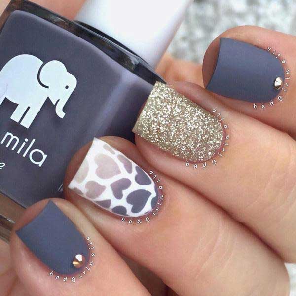 شیک ترین طراحی ناخن با لاک مات + عکس ناخن مات   MATTE NAIL POLISH IDEAS لاک ناخن مات انواع رنگ لاک مات طراحی ناخن مات و براق لاک مات بنفش عکس لاک مات بنفش معایب لاک مات gh; lhj