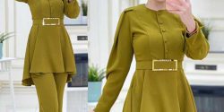مدل تونیک شلوار ست جدید زنانه + تونیک شلوار مجلسی