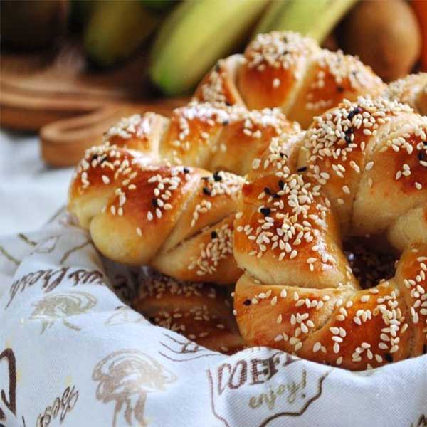 طرز تهیه نان آچما برای سحری نان خوشمزه ترکیه ای طرز تهیه آچما پنیری نان آچما پنیری نان اچما ارده و گرده طرز تهیه نان پنبه ای پنیری  طرز تهیه نان کره ای طرز تهیه نان مغزدار ترکیه طرز تهیه نان پنیری ترکیه How to prepare Achma bread