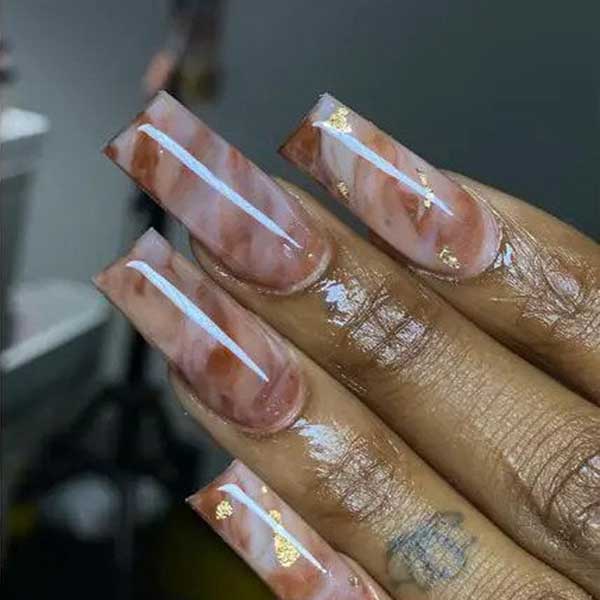 طراحی ناخن مرمر قهوه ای + لاک طرح سنگ مرمر طراحی ناخن طرح سنگ فیروزه Marble nail design ناخن طرح سنگ مرمر طرح گرانیتی ناخن لاک طرح سنگ مرمر طرح سنگی ناخن طرح ماربل ناخن مشکی آموزش طرح سنگ مرمر روی ناخن طراحی خیس در خیس ناخن xvhpd khok