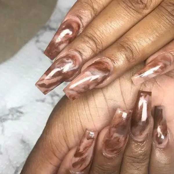 طراحی ناخن مرمر قهوه ای + لاک طرح سنگ مرمر طراحی ناخن طرح سنگ فیروزه Marble nail design ناخن طرح سنگ مرمر طرح گرانیتی ناخن لاک طرح سنگ مرمر طرح سنگی ناخن طرح ماربل ناخن مشکی آموزش طرح سنگ مرمر روی ناخن طراحی خیس در خیس ناخن xvhpd khok