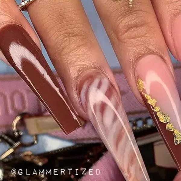 طراحی ناخن مرمر قهوه ای + لاک طرح سنگ مرمر طراحی ناخن طرح سنگ فیروزه Marble nail design ناخن طرح سنگ مرمر طرح گرانیتی ناخن لاک طرح سنگ مرمر طرح سنگی ناخن طرح ماربل ناخن مشکی آموزش طرح سنگ مرمر روی ناخن طراحی خیس در خیس ناخن xvhpd khok