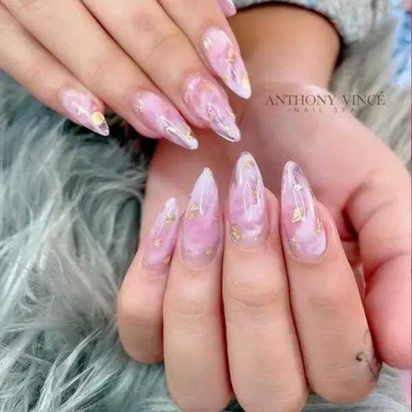 طراحی ناخن صورتی با طرح مرمر + مدل ناخن شیک و باکلاس صورتی xvhpd khok nail design طراحی ناخن با لاک صورتی و نقره ای طراحی ناخن زمستانی طراحی ناخن با لاک صورتی و مشکی مدل ناخن جدید ۱۴۰2 طراحی ناخن جدید عکس ناخن زیبا  