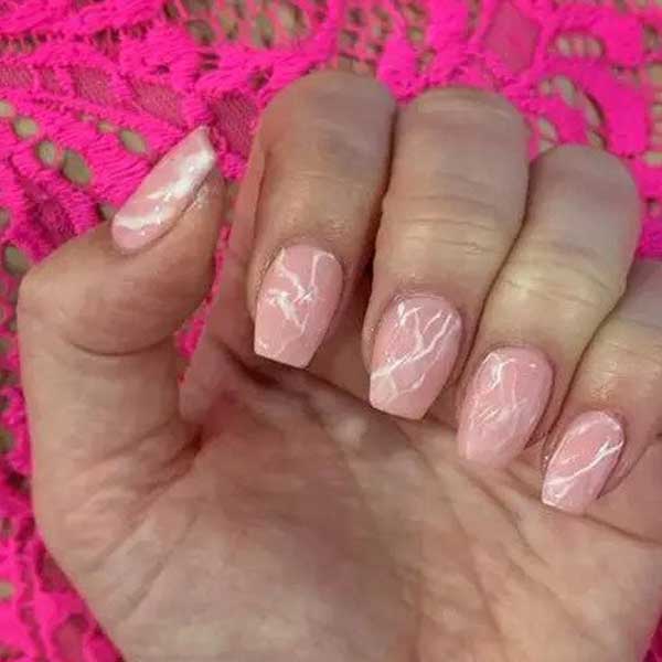 طراحی ناخن صورتی با طرح مرمر + مدل ناخن شیک و باکلاس صورتی xvhpd khok nail design طراحی ناخن با لاک صورتی و نقره ای طراحی ناخن زمستانی طراحی ناخن با لاک صورتی و مشکی مدل ناخن جدید ۱۴۰2 طراحی ناخن جدید عکس ناخن زیبا  