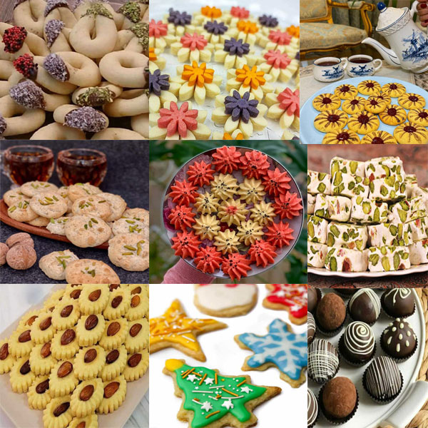 انواع شیرینی خشک برای عید