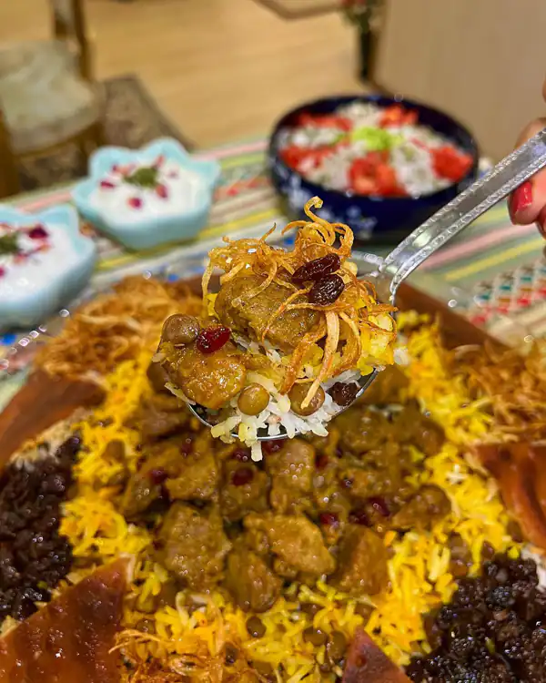 طرز تهیه عدس پلو مجلسی