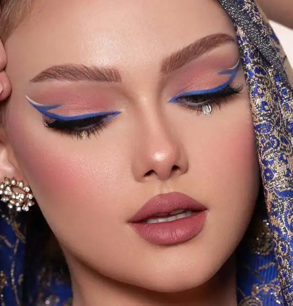 مدل آرایش مجلسی شیک و دخترانه