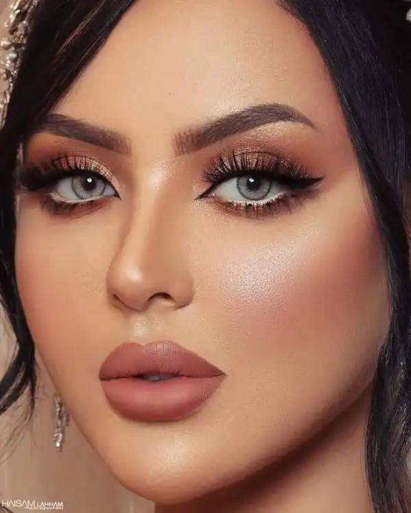 مدل آرایش مجلسی شیک و دخترانه