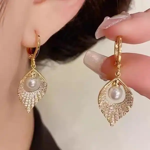مدل گوشواره طلا آویز ایتالیایی