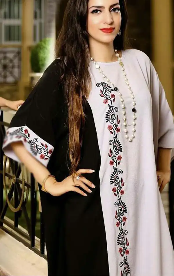 جدیدترین مدل مانتو گلدوزی شده