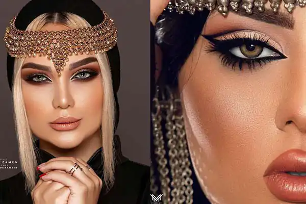 مدل میکاپ عربی