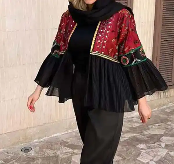 مدل مانتو جلو باز کوتاه