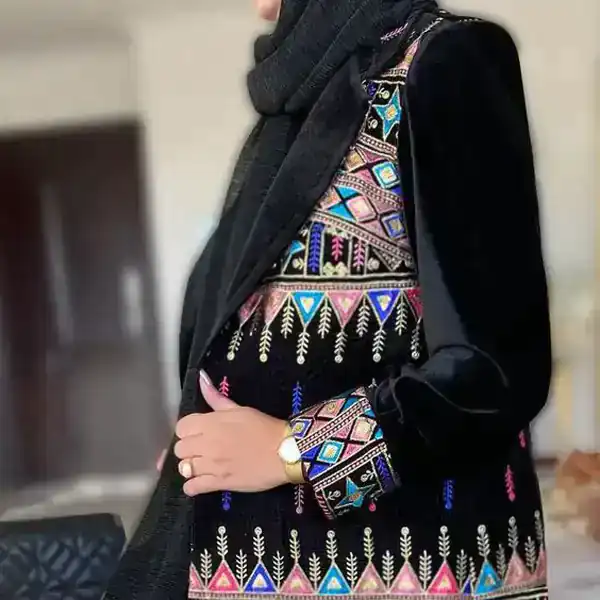 مدل مانتو سوزن دوزی مجلسی