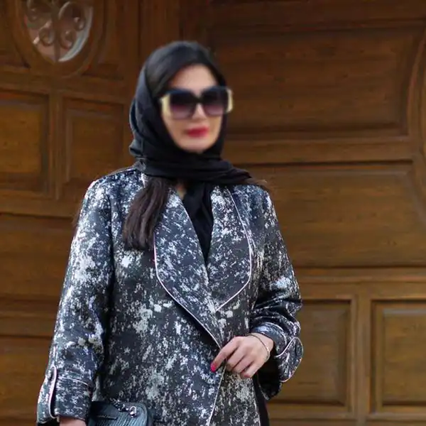 مدل مانتو ژاکارد مشکی