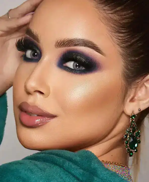آرایش اسموکی ساده