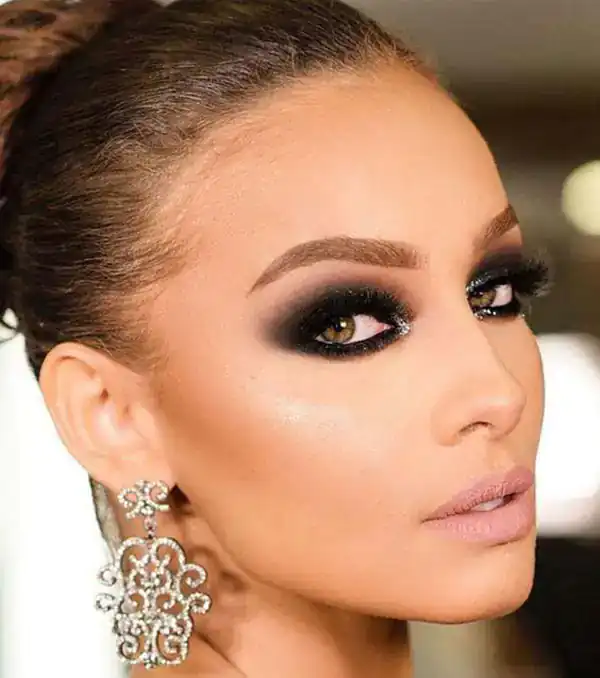آرایش اسموکی ساده