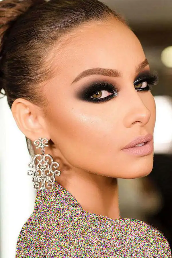 آرایش اسموکی ساده