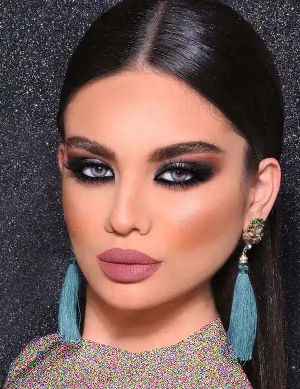 آرایش اسموکی ساده