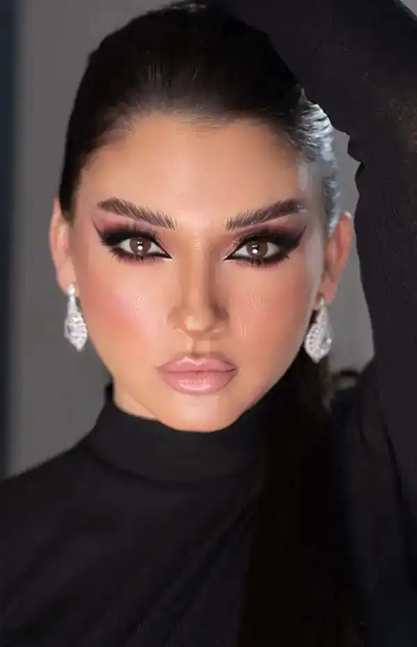 آرایش اسموکی ساده