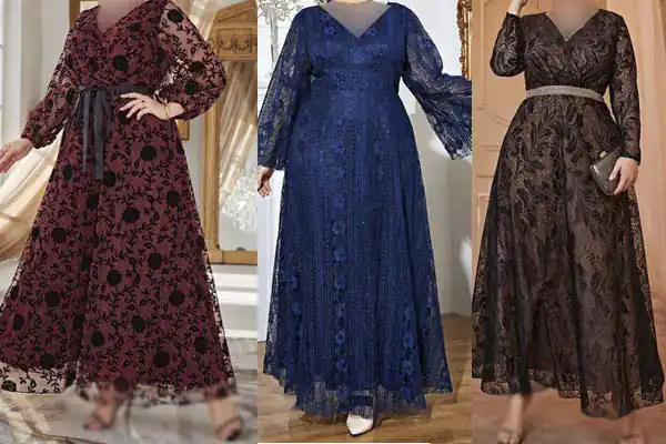 مدل لباس مجلسی سایز بزرگ ترک