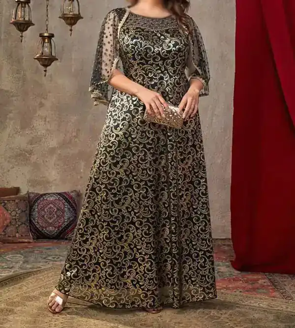 مدل لباس مجلسی سایز بزرگ ترک