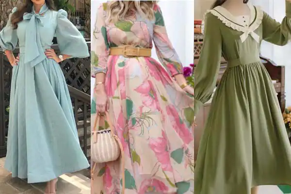 مدل مانتو پیراهنی دخترانه