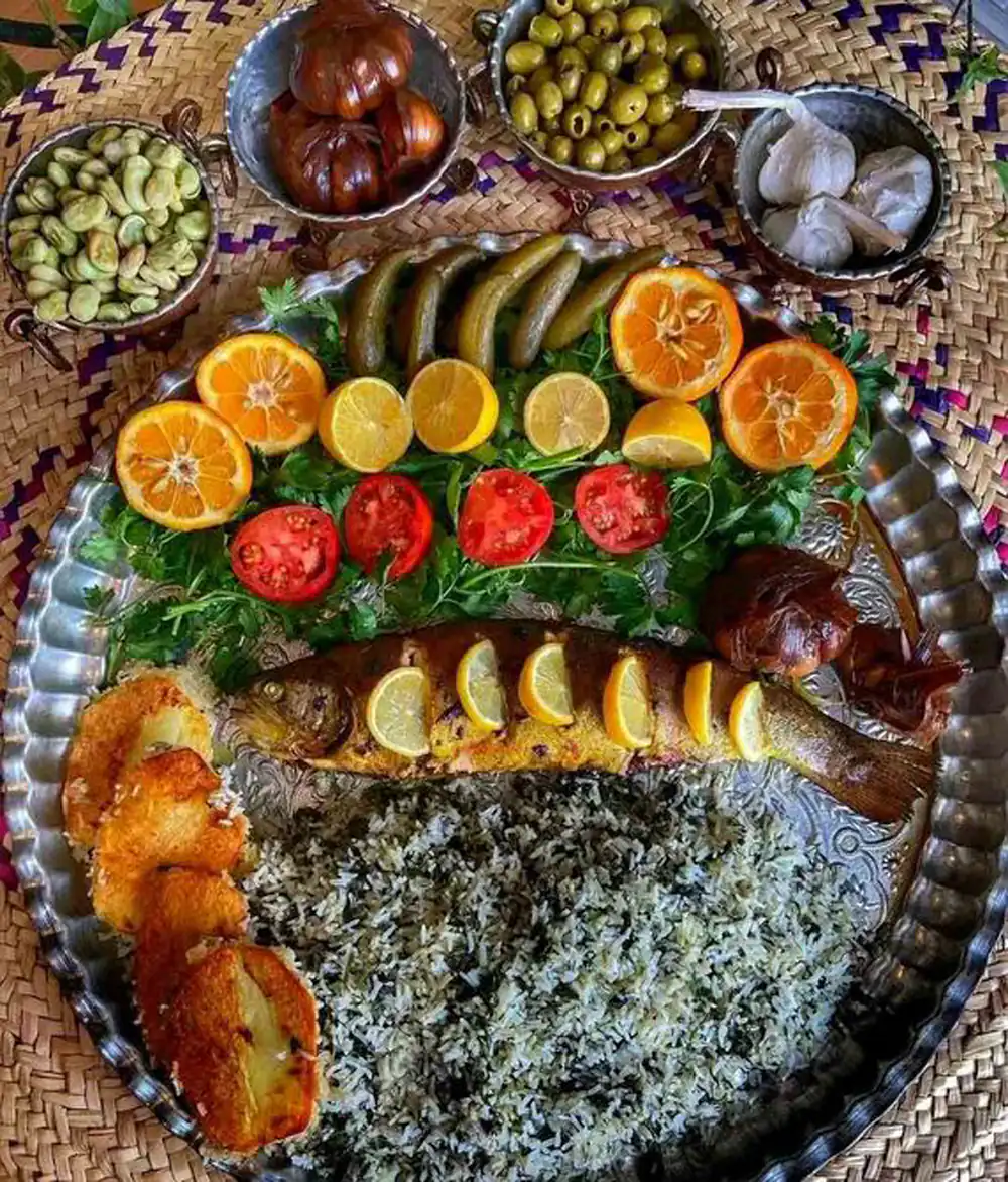 طرز تهیه شوید پلو با ماهی