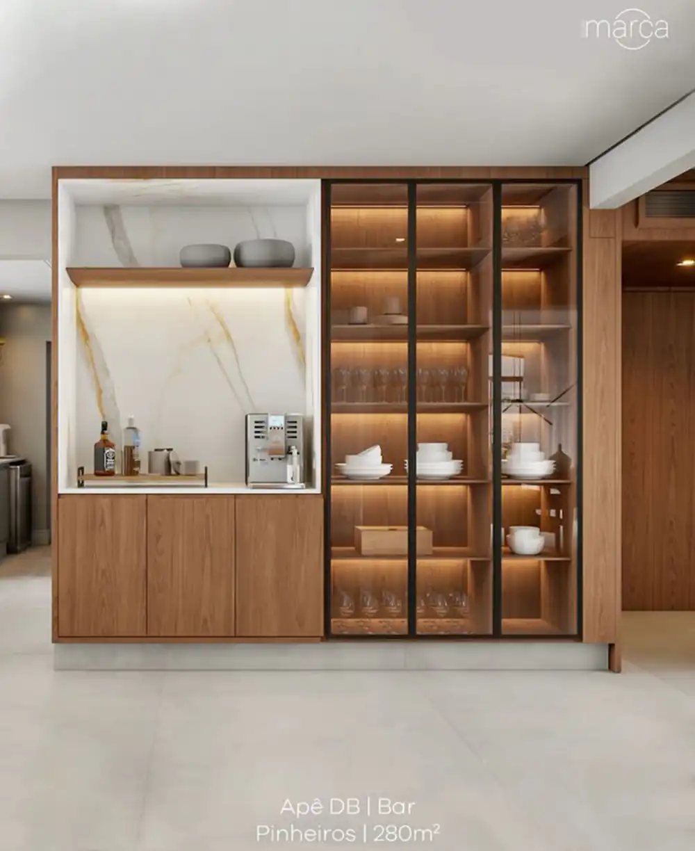 دکوری برای ویترین کابینت