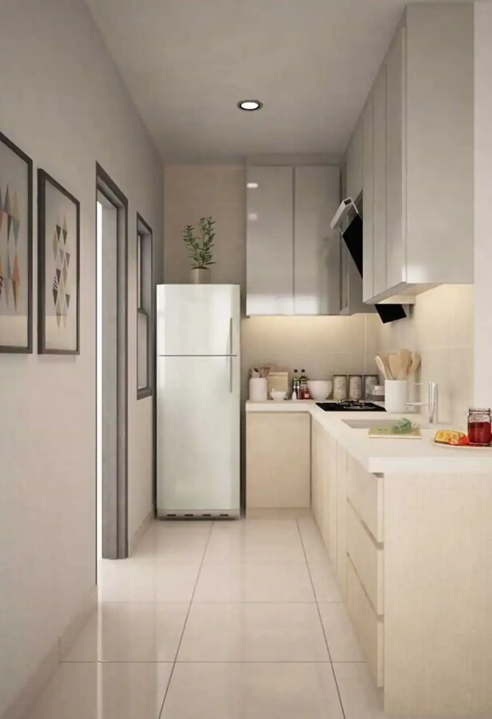 دکور کابینت کنار یخچال