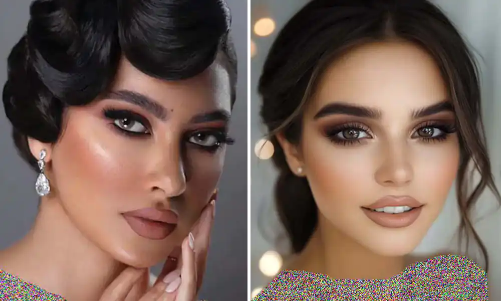 مدل میکاپ و شینیون جدید