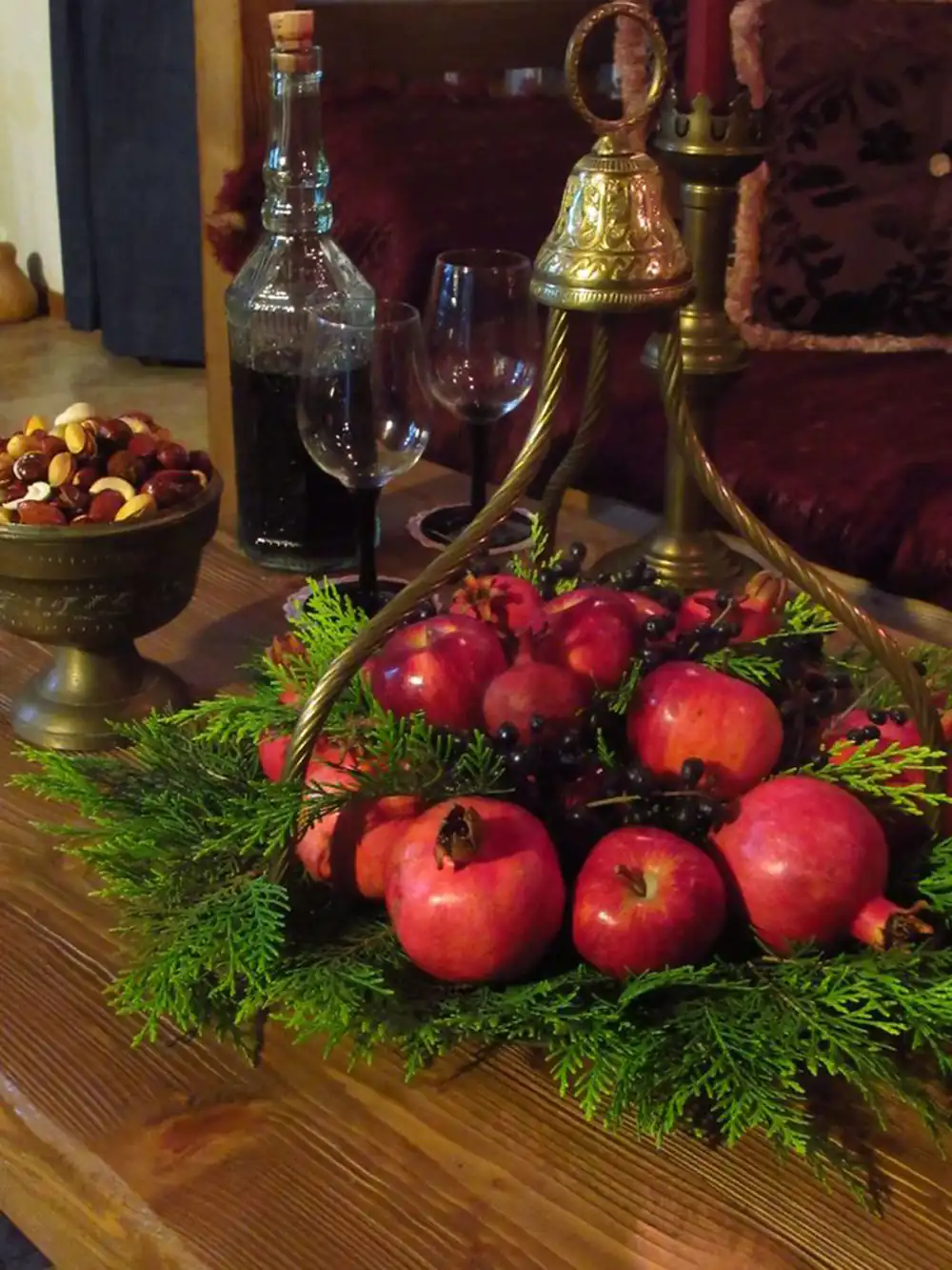 سفره شب یلدا باکلاس