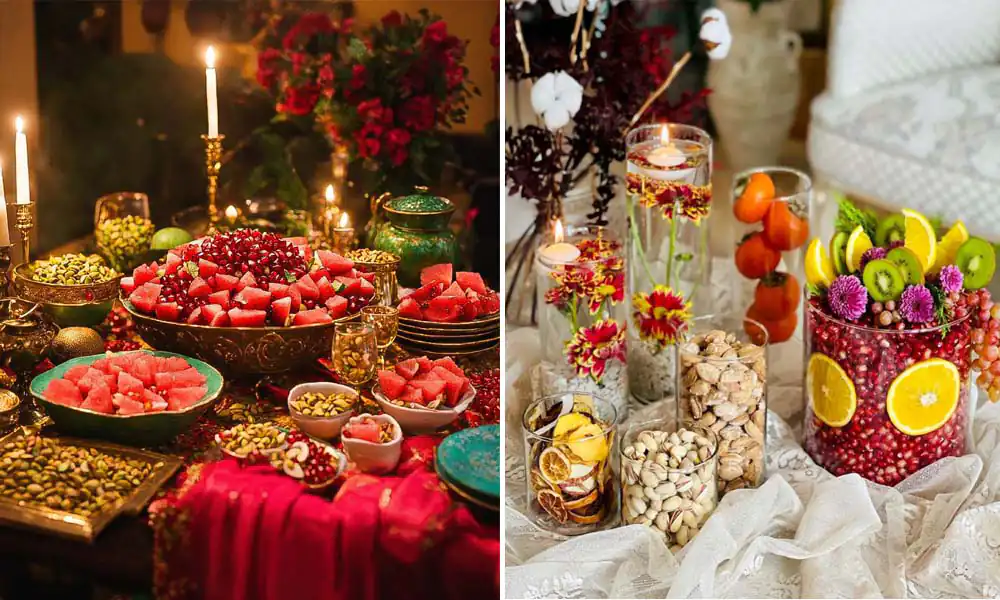 سفره شب یلدا باکلاس