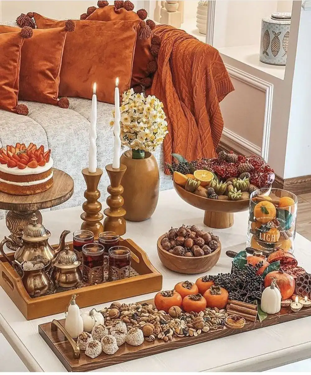 سفره شب یلدا باکلاس