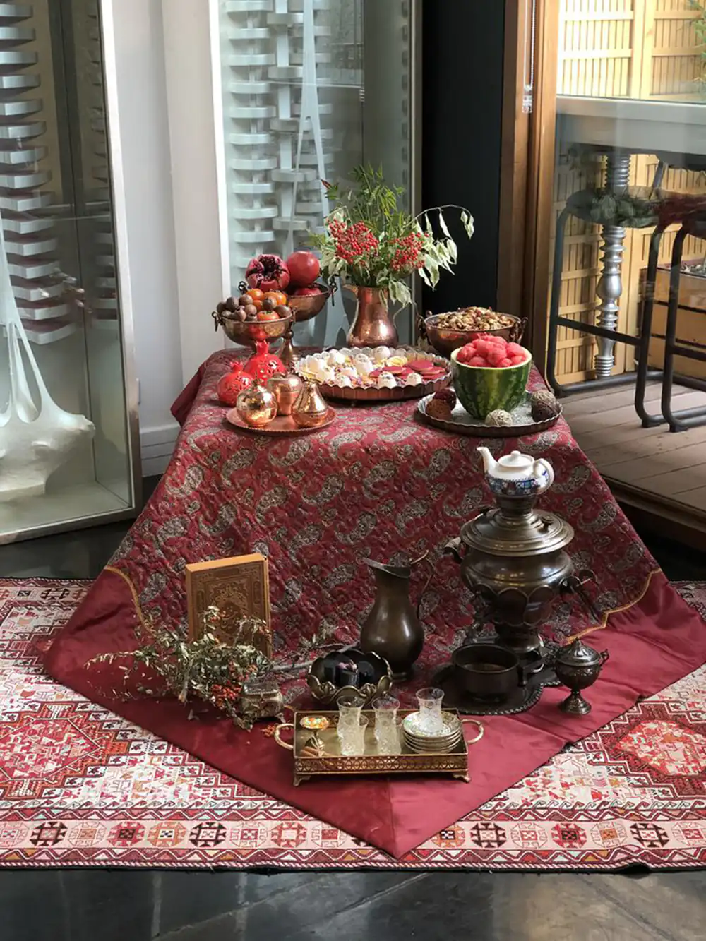 سفره شب یلدا باکلاس
