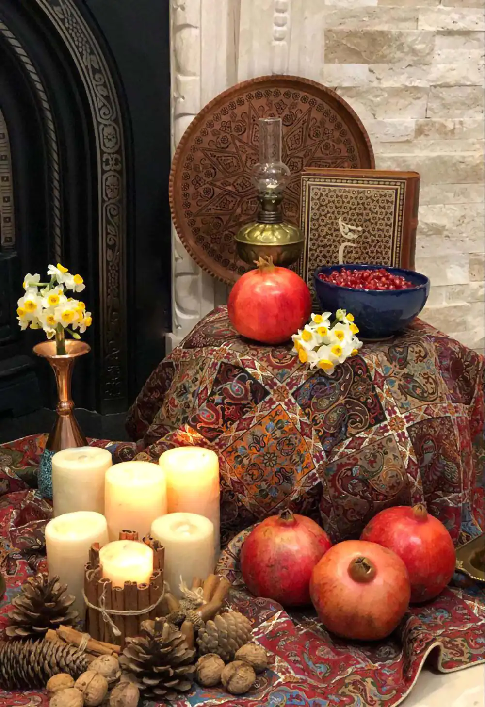 تزیین شب یلدا ساده