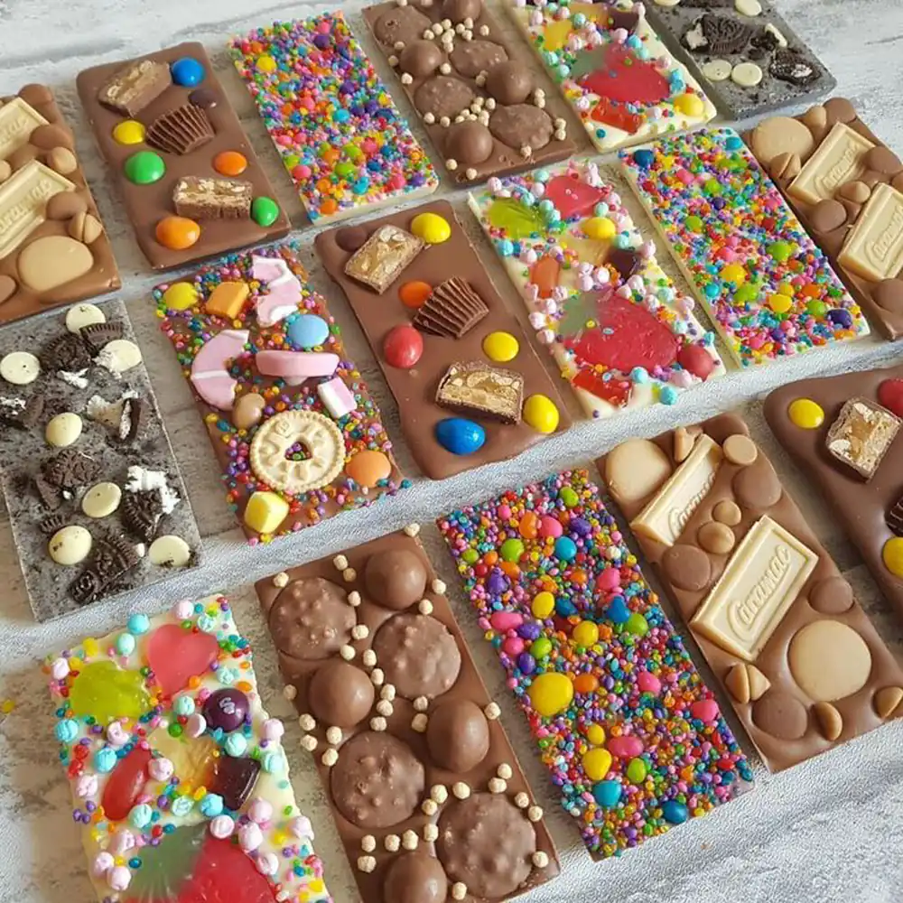 تزیین شکلات برای مدرسه