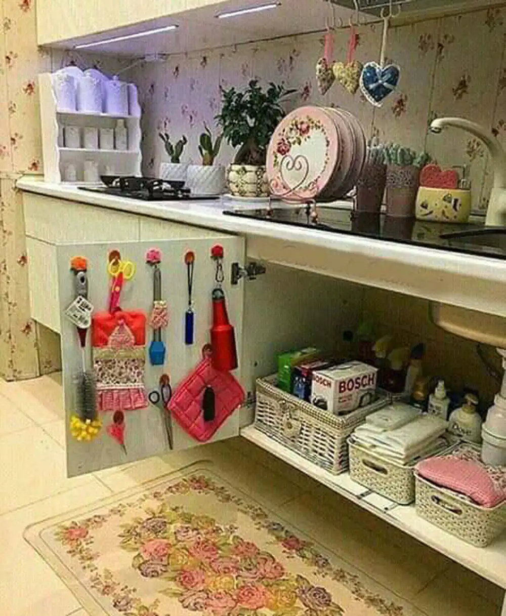 تزیین وسایل آشپزخانه عروس