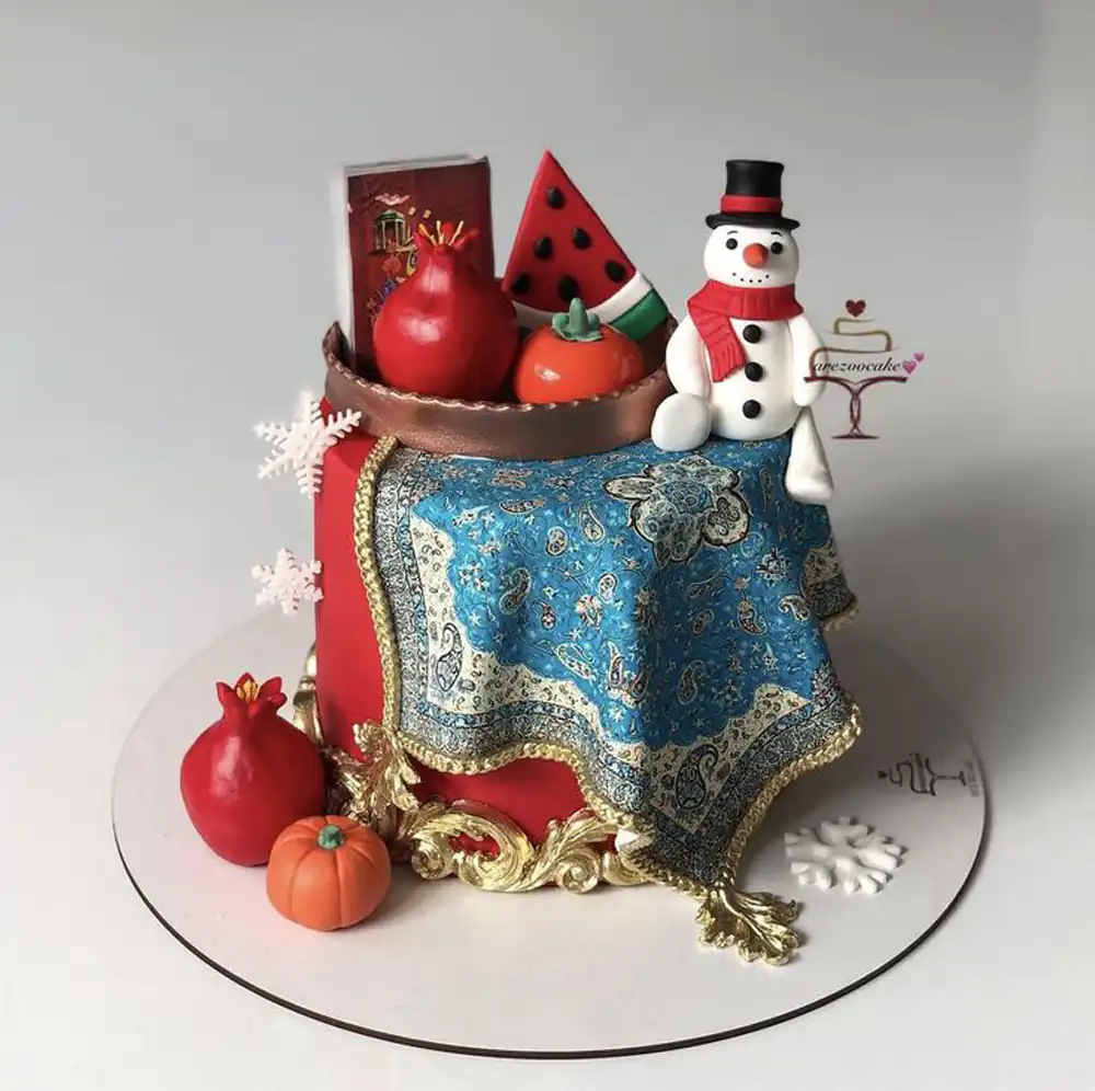 مدل کیک شب یلدا برای عروس